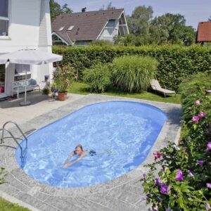 Piscină Metalică Ovală - Hobby Pool Toscana  - 7 x 3.5 x 1.5 m