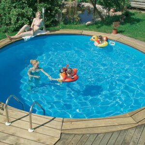 Piscină Rotundă cu perete metalic - Hobby Pool Milano - 416 x 150 cm